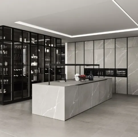 Cucina Design con isola Elementi 02 di Snaidero