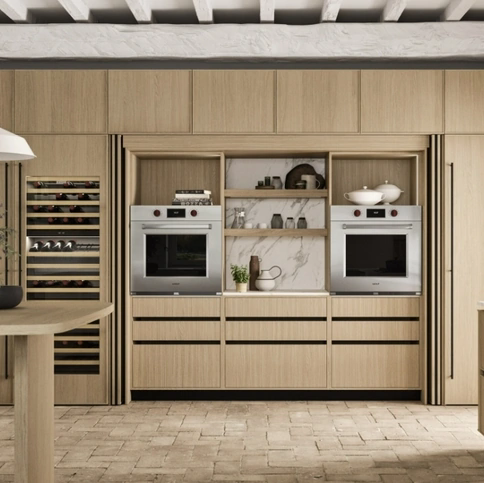 Cucina Design a scomparsa Quadra 02 di Snaidero