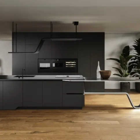 Cucina Design con isola Vision 02 di Snaidero