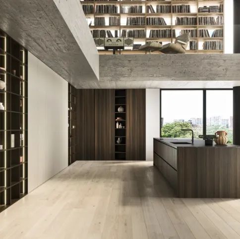 Cucina Design con isola Way 01 di Snaidero
