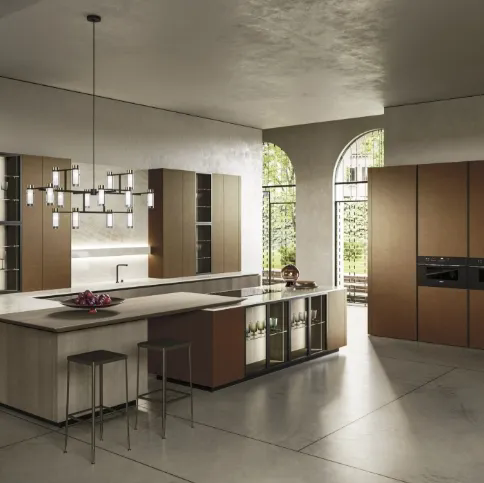Cucina Design con penisola Way 03 di Snaidero