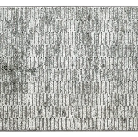 Tappeto Marek tessuto in lana di base con disegno in rilievo in viscosadi Cattelan Italia