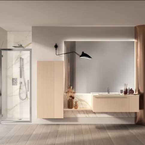 Mobile da Bagno Aquo Laccato Opaco Cipria di Scavolini Bathrooms