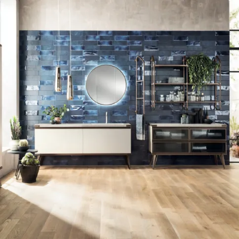 Mobile da Bagno Diesel in Decorativo Soft Beige di Scavolini Bathrooms