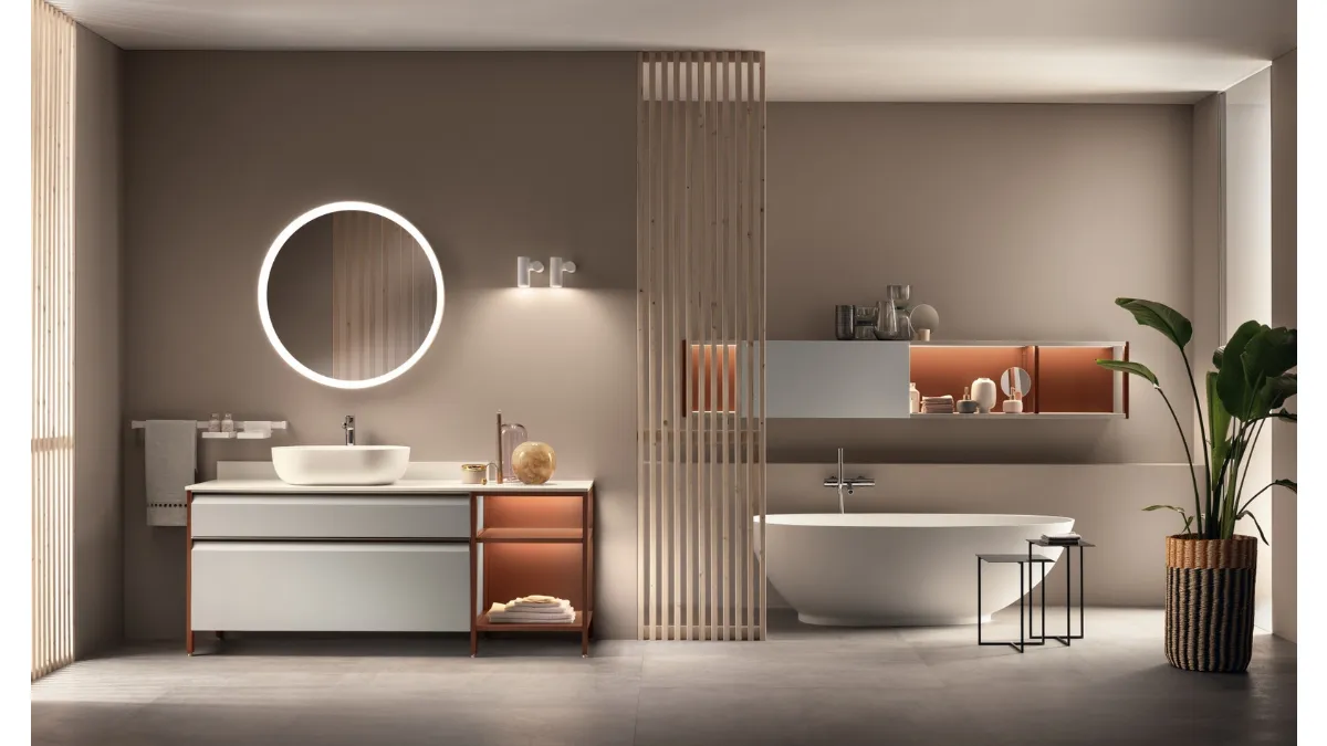 Mobile da Bagno Formalia in PET Pioggia di Scavolini Bathrooms