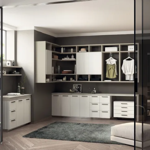 Mobile da Bagno Laundry Space Aquo in Decorativo Bianco di Scavolini Bathrooms