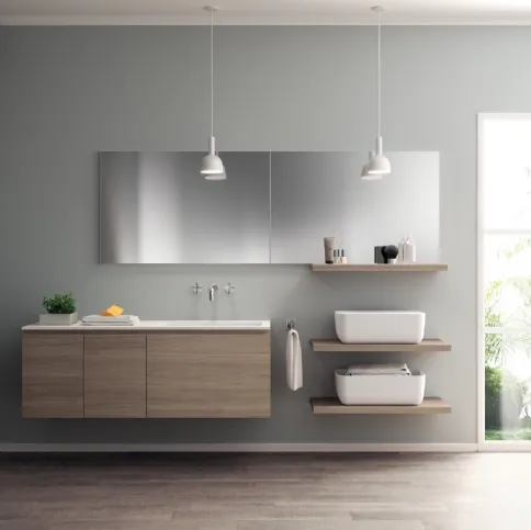 Mobile da Bagno Qi Decorativo Olmo Hono 03 di Scavolini Bathrooms