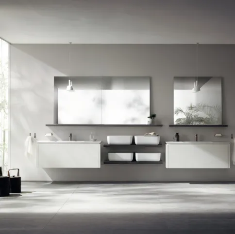 Mobile da Bagno Qi Laccato Opaco Bianco di Scavolini Bathrooms