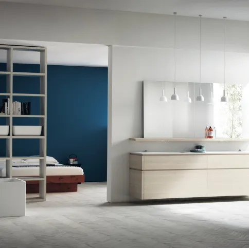 Mobile da Bagno Qi in Decorativo Olmo Kuuki 01 di Scavolini Bathrooms