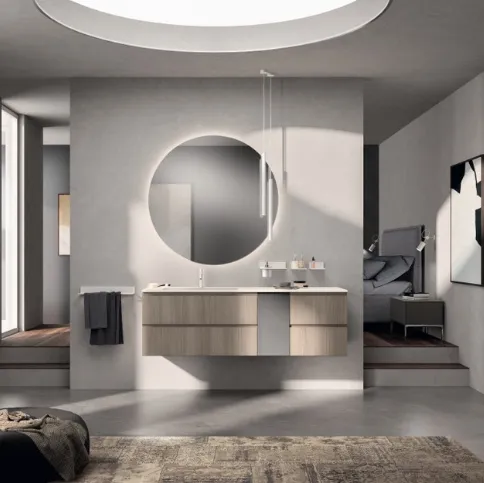 Mobile da Bagno Rivo Decorativo Noce Bancha di Scavolini Bathrooms