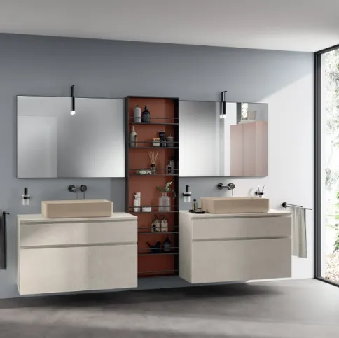 Mobile da Bagno Rivo Decorativo Pietra Solar di Scavolini Bathrooms