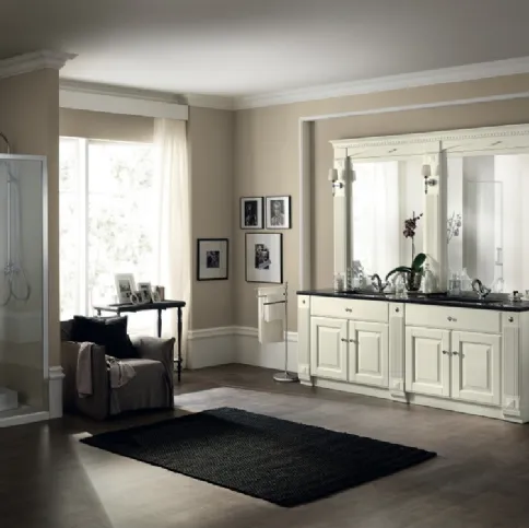 Mobile da Bagno Baltimora Frassino Bianco Assoluto di Scavolini Bathrooms