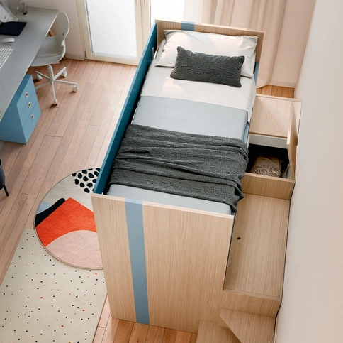 Cameretta con letti a castello Lila di Nidi