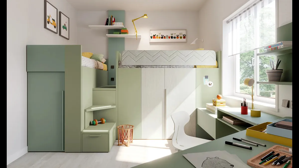Cameretta Layout 10B di Doimo Cityline