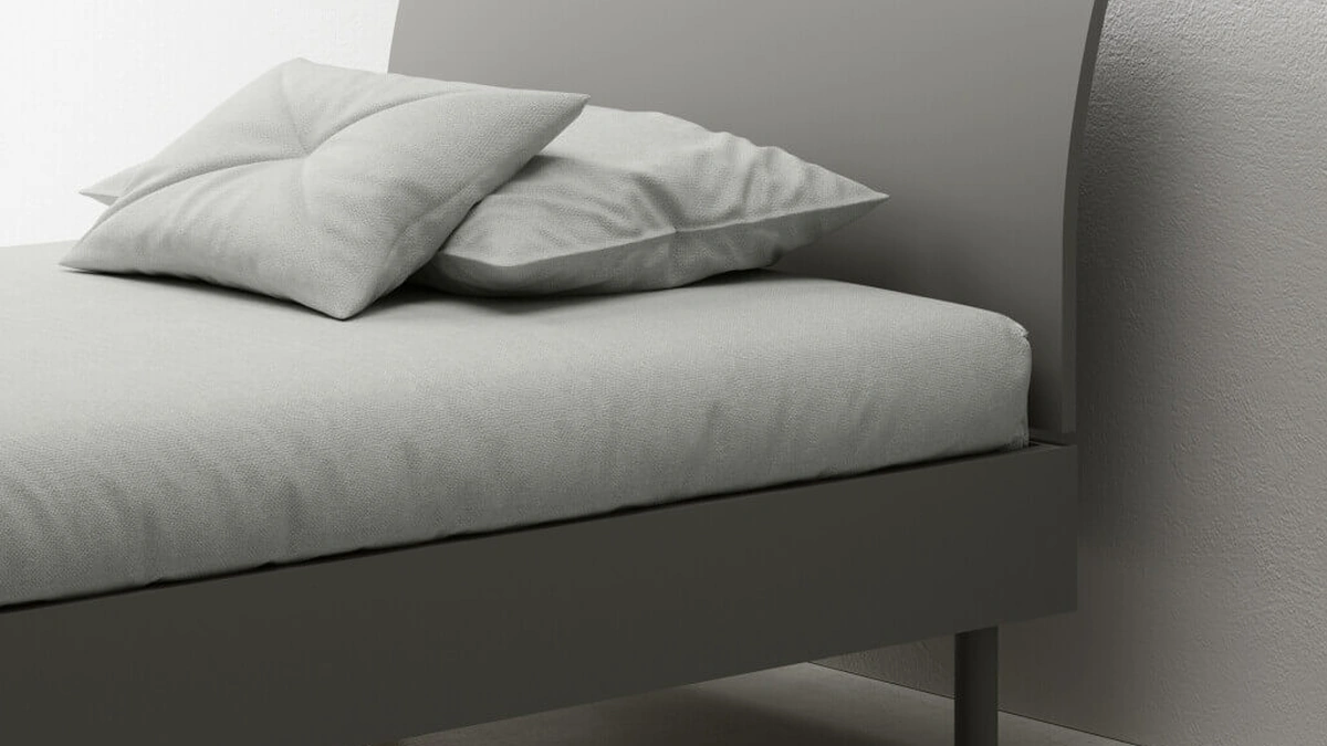 Letto matrimoniale con testiera Bent di Zalf