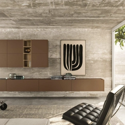 Parete Attrezzata Modula Composizione 03 di Snaidero