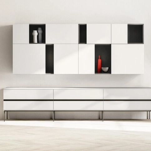 Parete Attrezzata SpaceMakers day Grip di Zalf