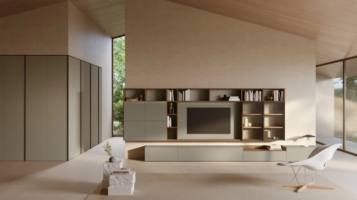 Parete Attrezzata SpaceMakers day SM2520 di Zalf