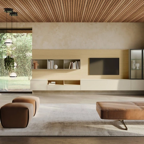 Parete Attrezzata SpaceMakers day SM2521 di Zalf