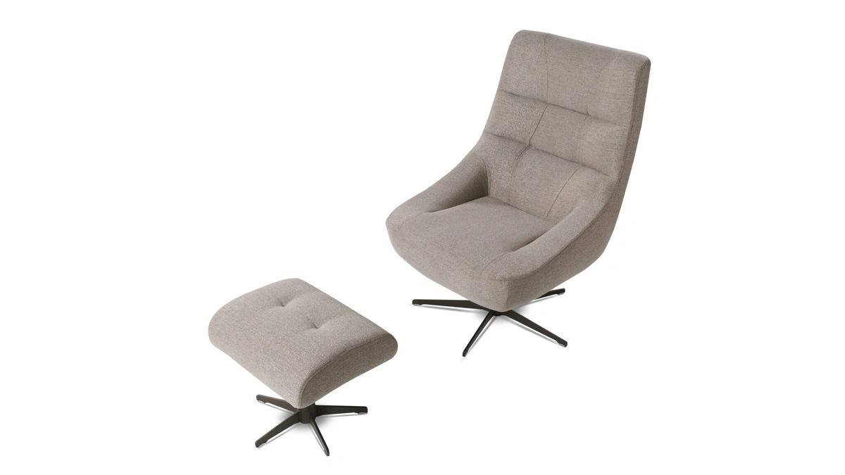 Poltrona in tessuto Giulia di Nicoletti Home