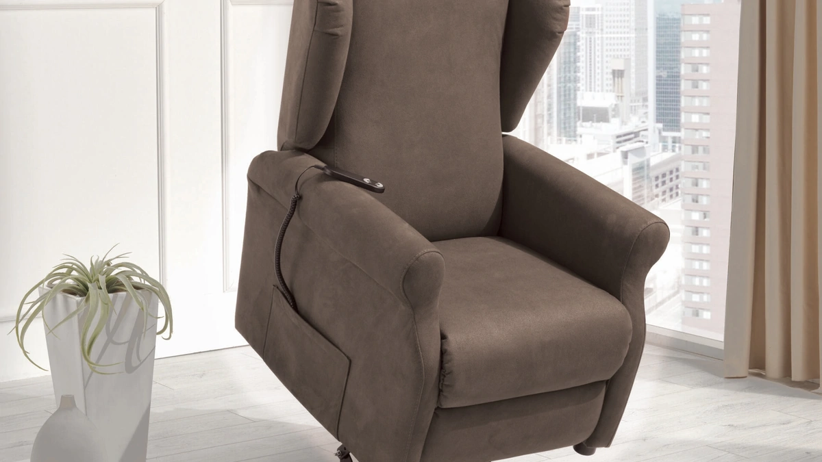 Poltrona Relax con alzapersona Edward di Nicoletti Home