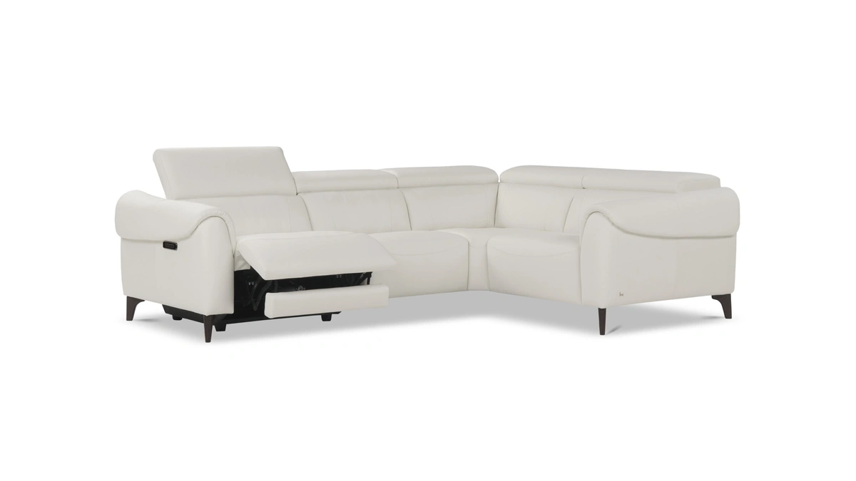 Divano relax Richmond in pelle di Nicoletti Home