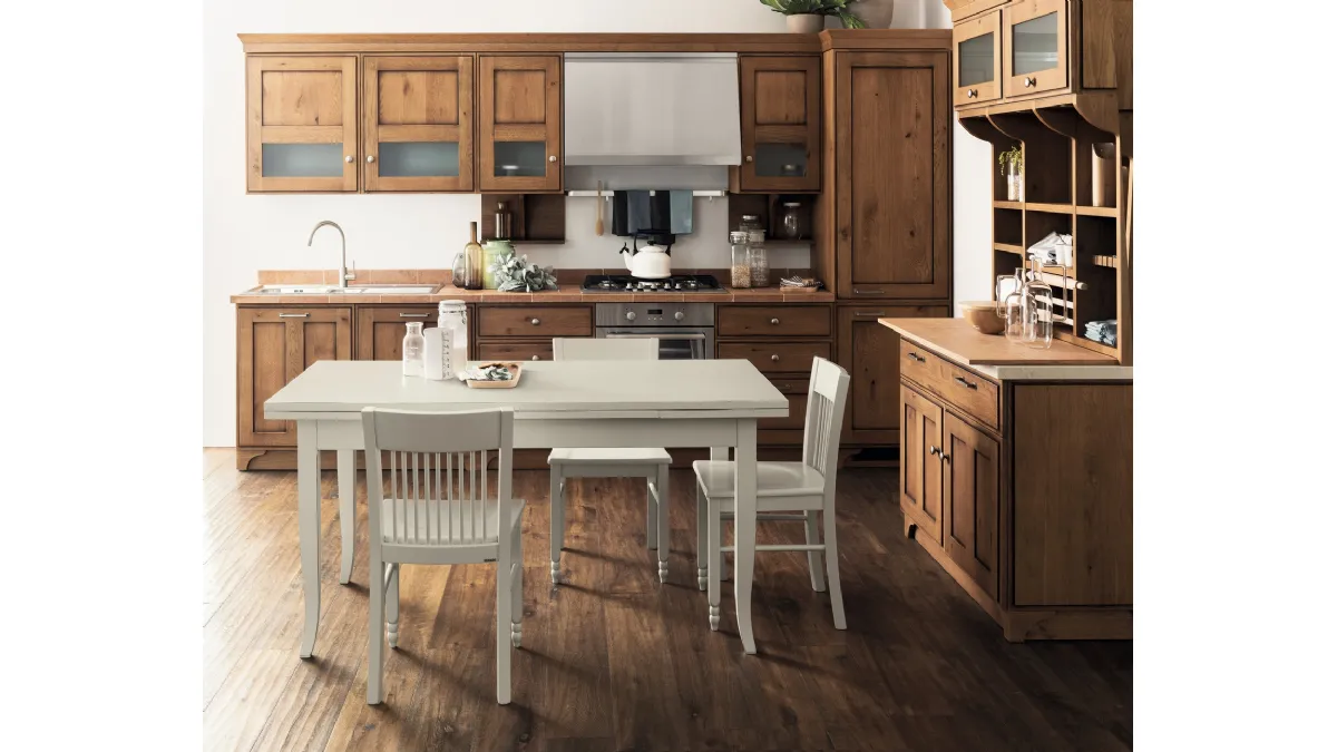 Tavolo allungabile in legno laccato Dover di Scavolini