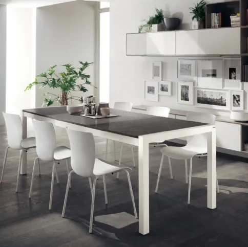 Tavolo quadrato Quadrifoglio di Scavolini