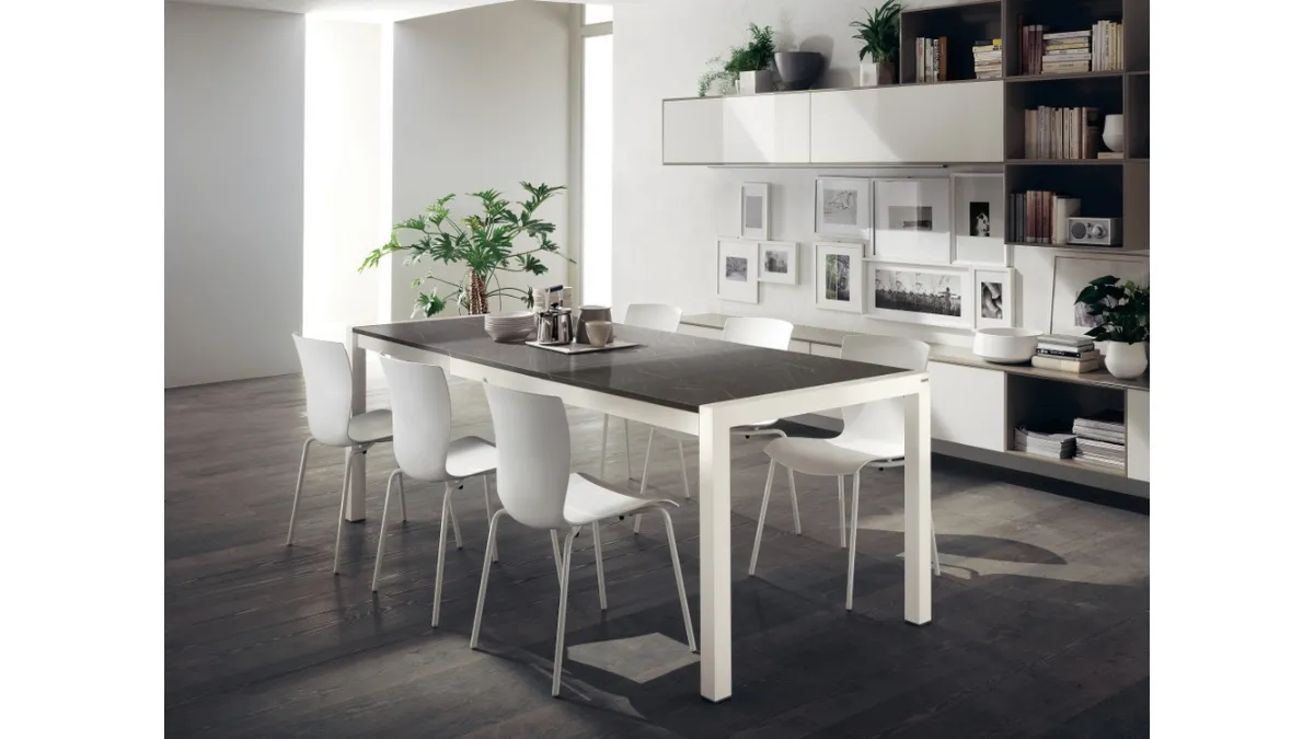 Tavolo quadrato Quadrifoglio di Scavolini