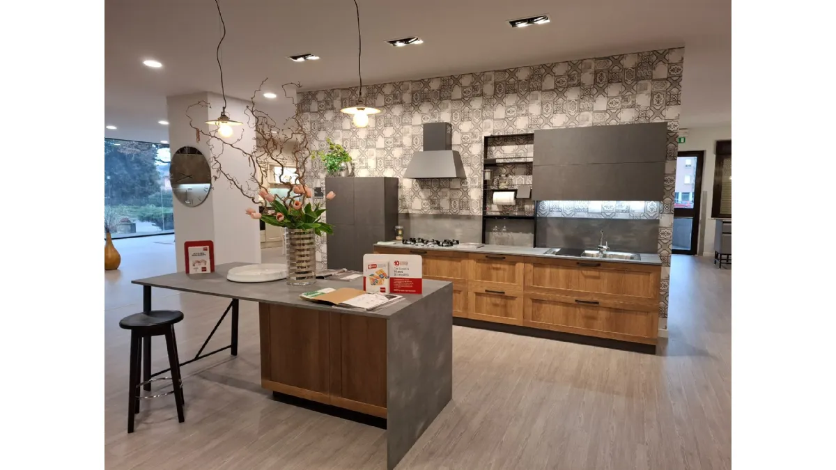 Cucina con isola Scavolini