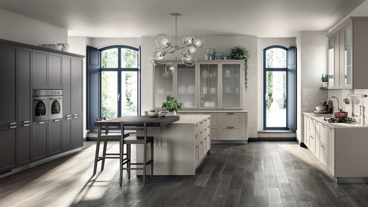 Cucina Classica con isola Carattere 03 di Scavolini