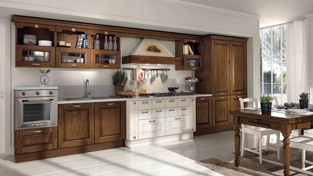 Cucina Classica lineare Laura 04 di Lube