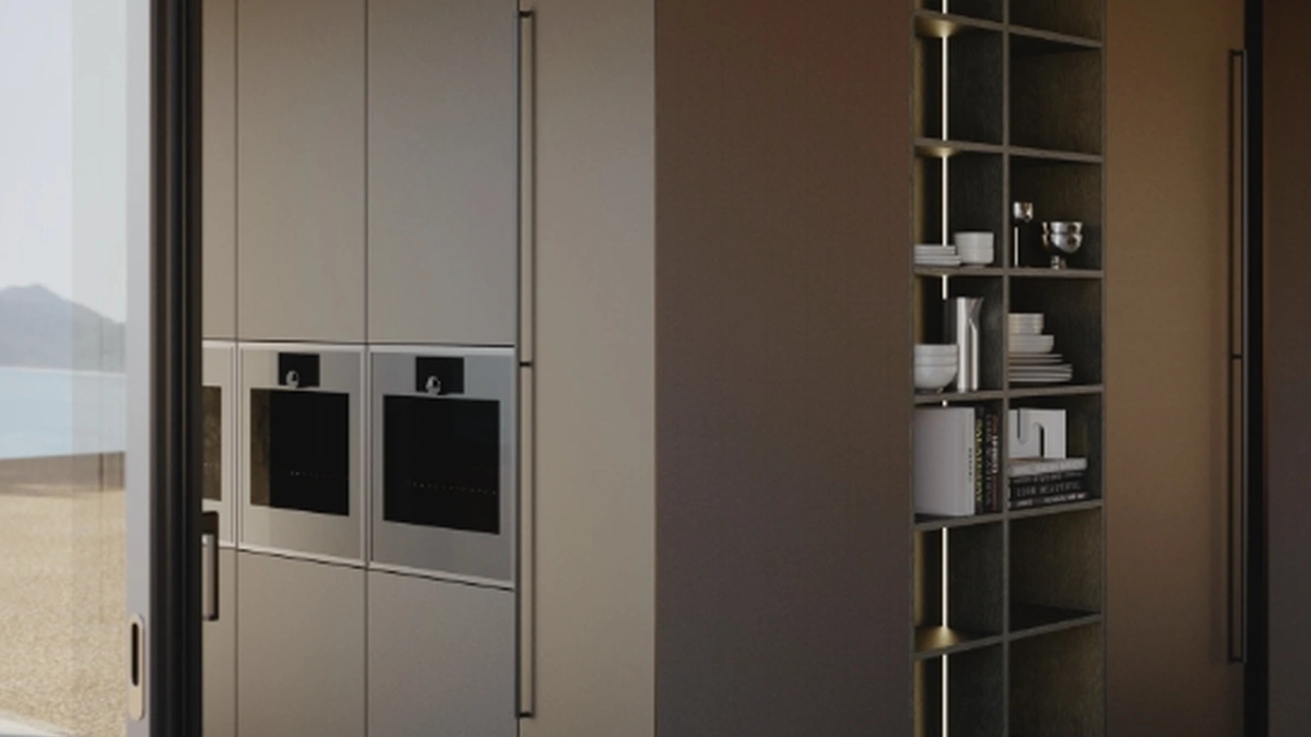 Cucina Design con doppia isola Orbita 01 di Snaidero