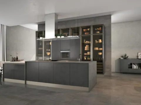 Cucina Moderna con iola Clover 16 di Lube