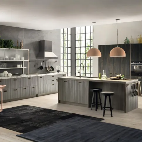 Cucina Moderna Diesel get Together Materic Soul di Scavolini