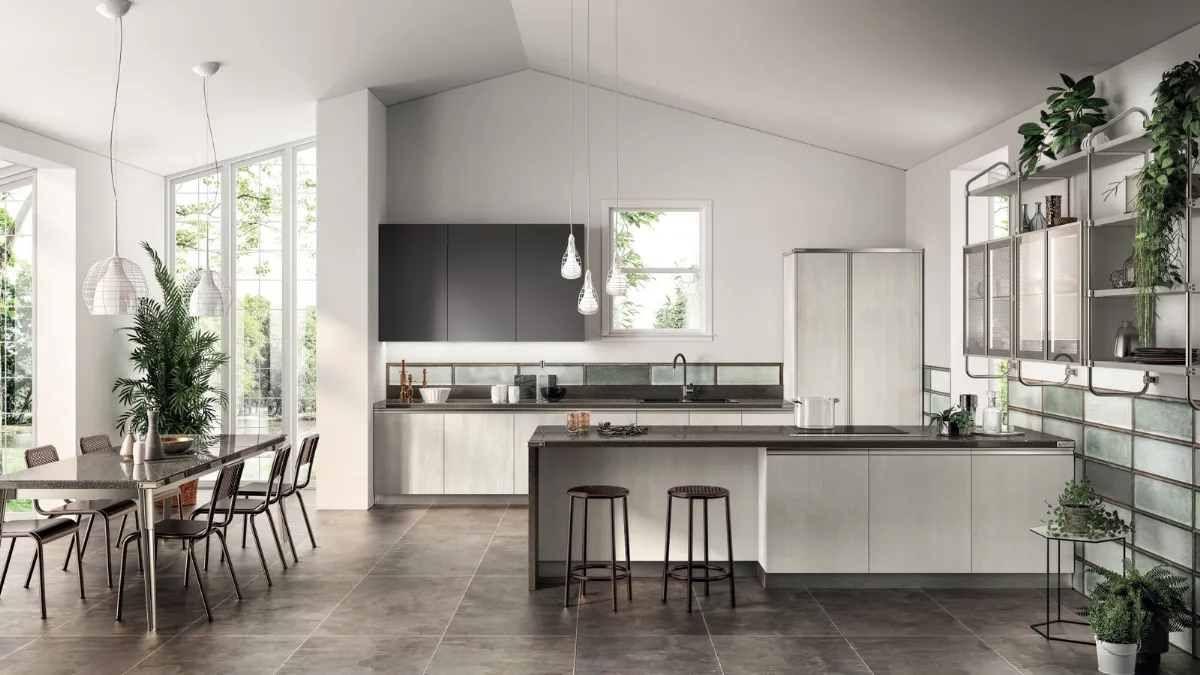 Cucina Diesel Open Workshop Concrete Jersey diy Scavolini