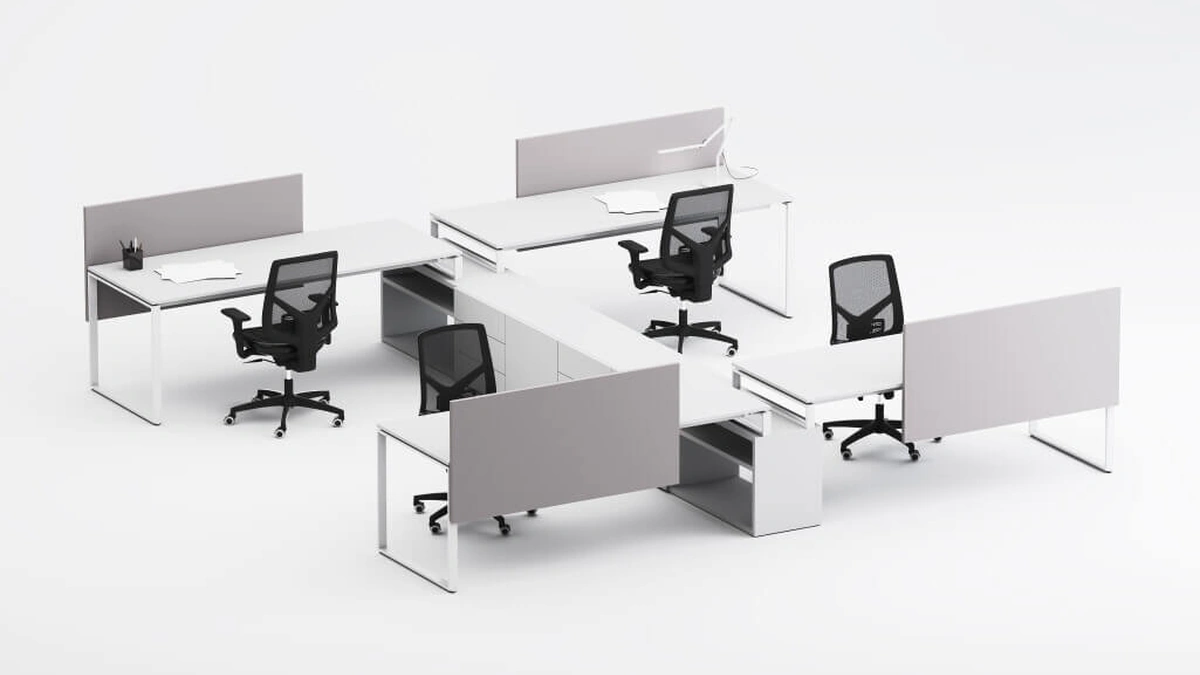 Scrivania operativa SM2572 di Zalf