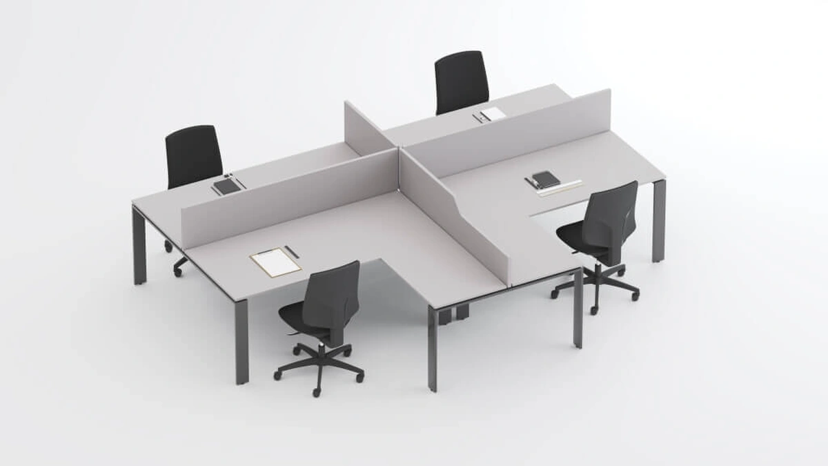 Scrivania operativa SM2575 di Zalf